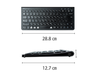 Bluetoothスリムキーボード サイズ