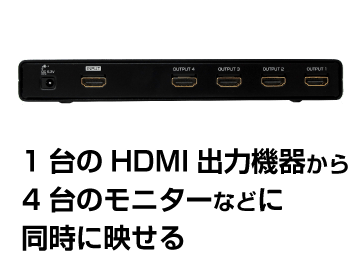 HDMI分配器 サンワサプライ VGA-UHDSP4 画像1