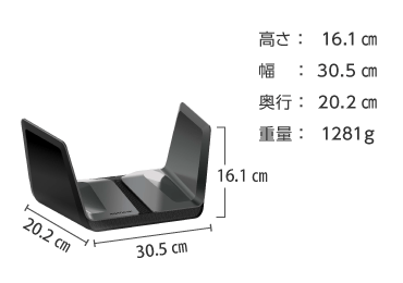 Wi-Fi6対応ルーター Nighthawk AX8 画像2