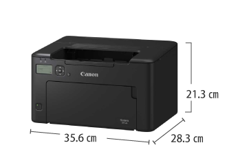 A4モノクロレーザープリンタ Canon LBP122 サイズ