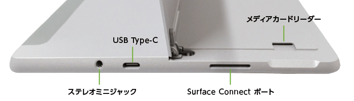 Microsoft Surface Go 2 (8GBモデル)(右側)