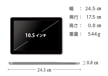 Microsoft Surface Go 2 (8GBモデル) 画像2