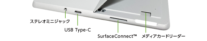 Microsoft Surface Go3 LTE(右側)