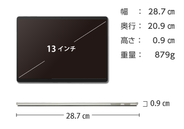 Microsoft Surface Pro9（i5/16GBモデル） 画像2