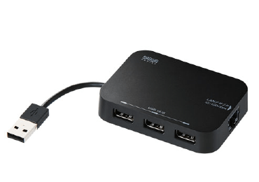 LANアダプタ内蔵USB(Type-A)-HUB 画像0