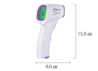 非接触赤外線温度計 サイズ