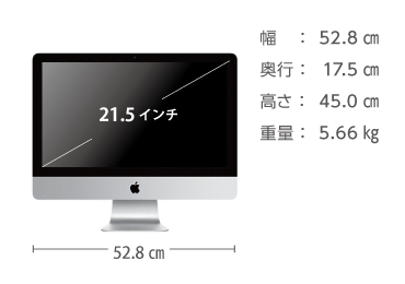 iMac 21.5インチ(4K) レンタル｜ e-タマヤ